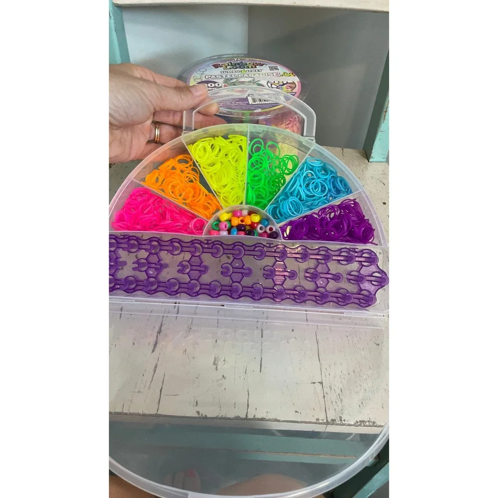 Rainbow Loom purple instructions